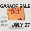 Pop ups and Garage Sale!